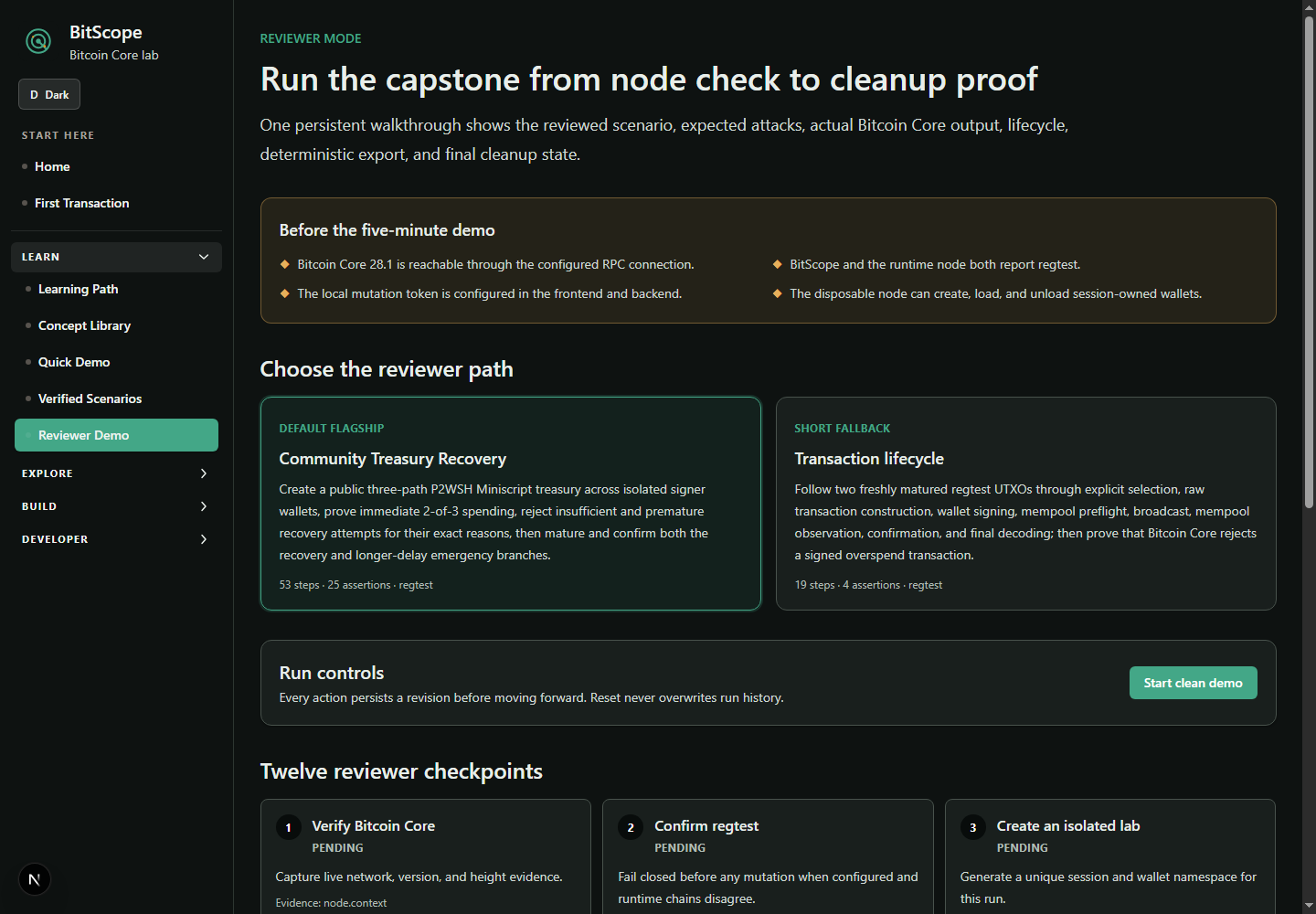 BitScope Reviewer Mode